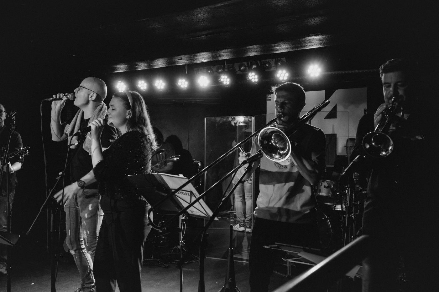 Band playing music